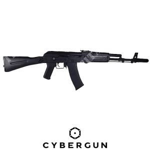 RIFLE AK-74M KALASHNIKOV BLACK FULL METAL 6mm CYBERGUN (CBR-120966)