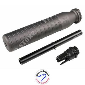 762TI SILENCER WITH FLASH HIDER FOR MCX AIRSOFT ARTISAN (AART-SIL-15-BK)