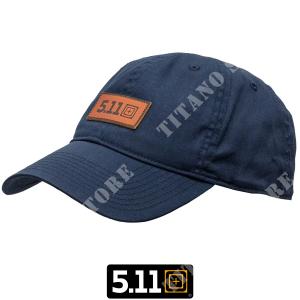 PACIFIC NAVY HAT WITH LEATHER LOGO 5.11 (89200-721)