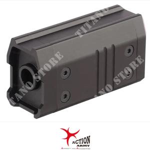 BARREL EXTENSION BLACK 70mm AAP01 ACTION ARMY (U01-033-1)