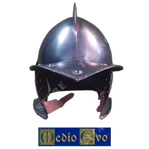 MIDDLE AGES IRON HELMET WITH BRIM (002/10.03)