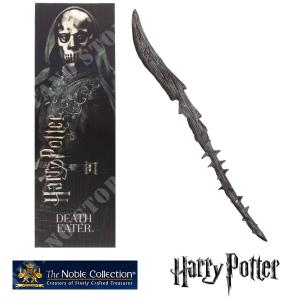 DEATH EATING WAND AND BOOKMARK THE NOBLE COLLECTION (NN6318.85)