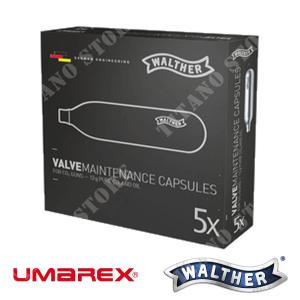 Packung mit 5 PC CO2 12 GR WALTHER LUBRICANTS (4.1683)
