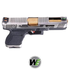 Glock 17 pistol + gas + we shots kit (w057bkit): Gas guns for Softair