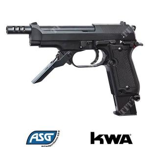 GASPISTOLE M93R II SCHWARZES VOLLMETALL KWA / ASG (16164)