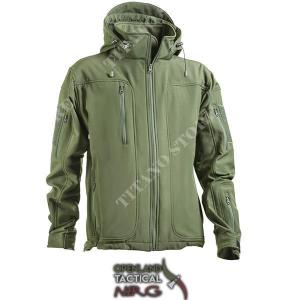 SOFTSHELL GREEN TACTICAL JACKET OPENLAND (OPT-3767 02)
