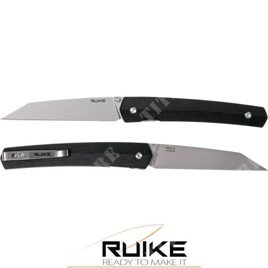 P865-B FOLDABLE KNIFE G10 BLACK RUIKE (RKE P865-B)