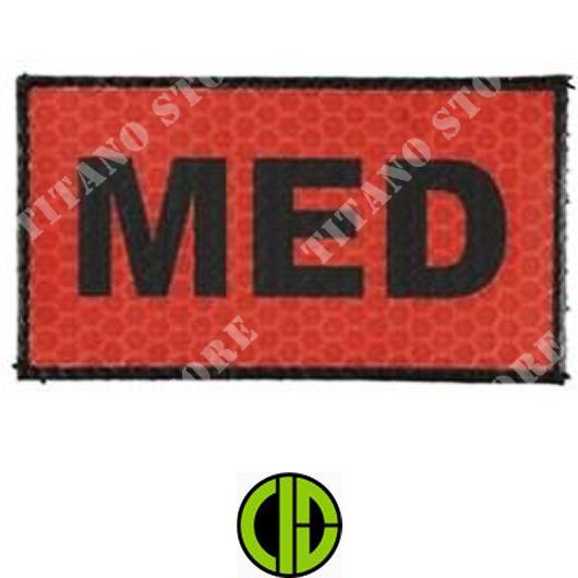 PATCH IR MEDIC RED / BLACK COMBAT ID (KAM-30-011284)