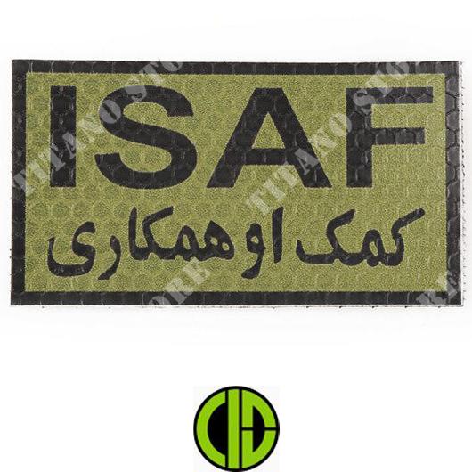 PARCHE ID DE COMBATE IR ISAF OD (KAM-30-011266)