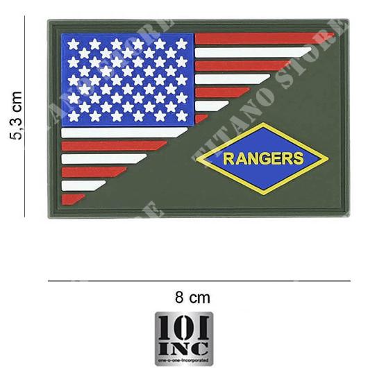 TOPPA 3D PVC RANGERS HALF FLAG 19060 101 INC (444130-7392)