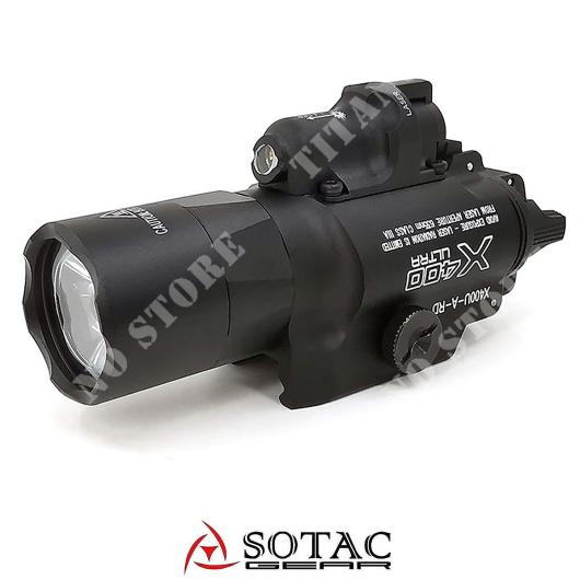 Laser torch x400 ultra black sotac (stc-sd-009-bk): for Softair