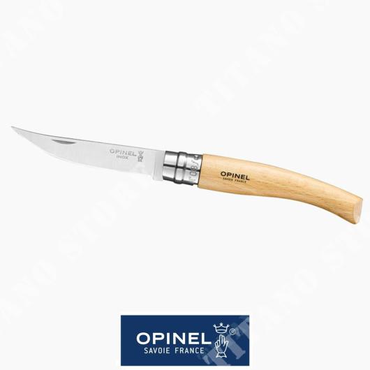 OPINEL STAINLESS STEEL BEECH N.08 SLIM KNIFE (OPN-000516)