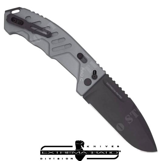 RAO C TACTICAL GRAY EXTREMA RATIO KNIFE (0176/BLK/GRY)