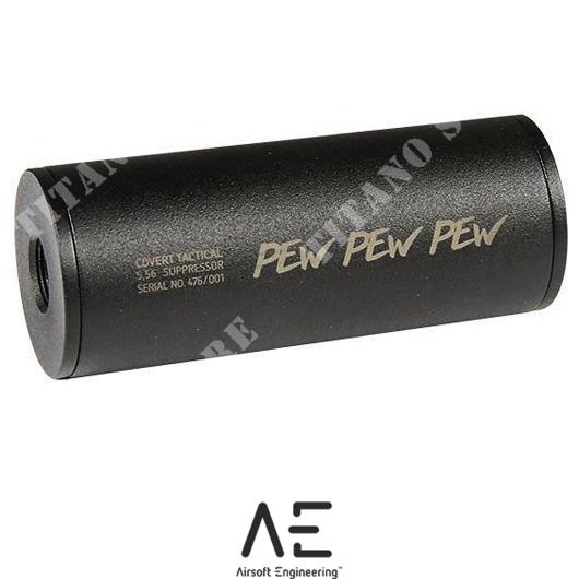 SILENCIADOR COVERT TACTICAL PRO PEW PEW PEW 40x100mm AIRSOFT ENGINEERING (AEN-09-019702)