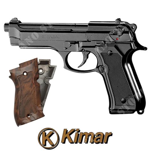 Pistola a salve cal.9mm mod.92 nera - kit guancette radica - kimar  (160-112), Armeria