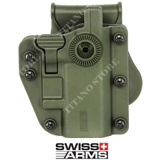 HOLSTER ADAPT-X LEVEL 2 GREEN POLYMER SWISS ARMS (603672)