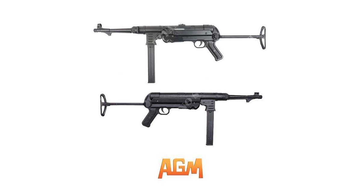 AGM MP40 Replica Airsoft Rifle Full Metal Black