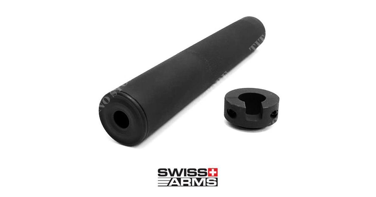 Silenziatore swiss arms per m4 230x38mm (605236): Silenziatori / tracer per  Softair