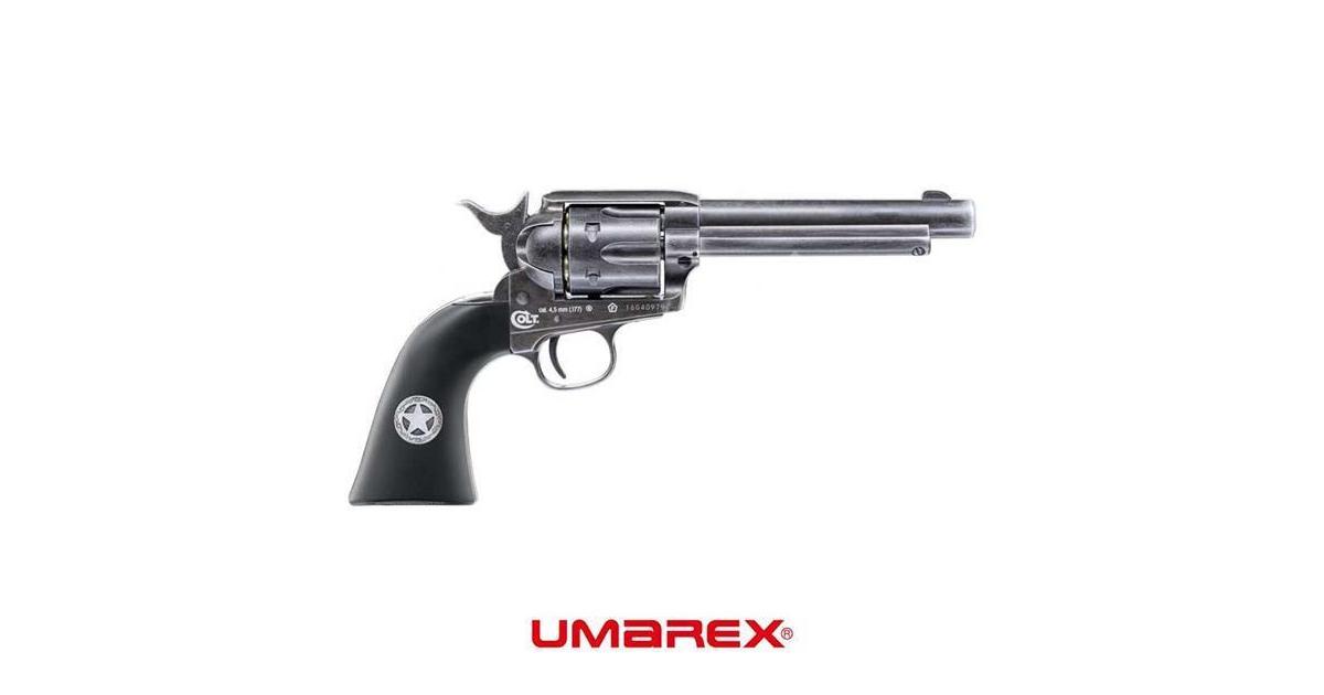 Revolver saa 45 single action antique black bb co2 with umarex holster  (5.8342): Revolver co2 cal 4.5mm for Softair