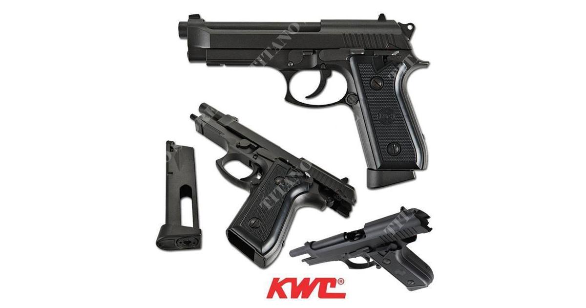 Pistola CO2 KWC P9 Full Metal