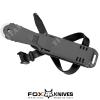 TEKNO SUB KNIFE STEEL / STAINLESS HANDLE / GRAY RUBBER FOX (646/11) - photo 1