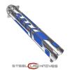 BUTTERFLY BLUE AND SILVER SCK KNIFE (CW-089-1) - photo 1