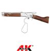 WINCHESTER 1873 6MM GAS SILVER REAL WOOD A&K (T70265) - photo 2