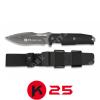 RAH-66 FIXED BLADE KNIFE BLACK RUBBER HANDLE K25 (K25-32499) - photo 1