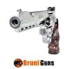 REVOLVER CO2 CAL 4,5 6 &#39;&#39; ARGENT BRUNI (BR-702S) - Photo 1