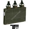 GREEN TRIPLE MAGAZINE POUCH FOR M4 TF-2215 (359546-VRD) - photo 1