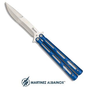 BUTTERFLY KNIFE BLADE 10.3Cm BLUE ALBAINOX (ALB-02143)