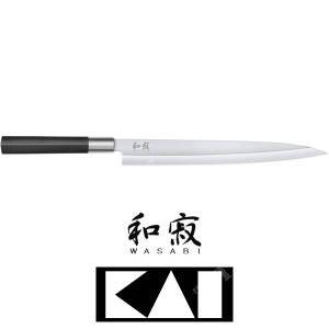 KNIFE YANAGIBA 24cm WASABI BLACK KAI (KAI-6724Y)