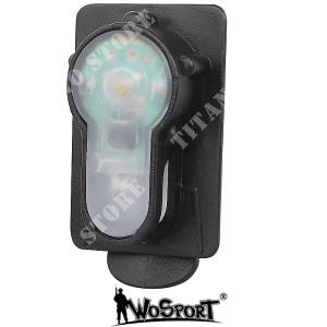 CLIP SIGNAL LIGHT WITH BLACK WOSPORT SUPPORT (WO-LT02B)