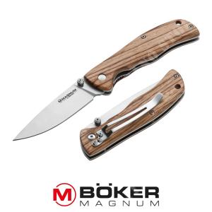 MAGNUM BOKER WOOD BACKPACKER KNIFE (BO-01EL605)