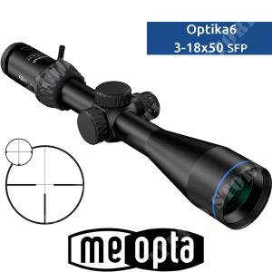 OTTICA MEOPRO OPTIKA6 3-18X50 RD SFP 4K ILL MEOPTA (393562)