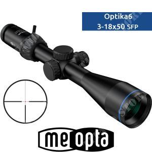 OTTICA MEOPRO OPTIKA6 3-18X50 RD SFP 4C ILL MEOPTA (393561)