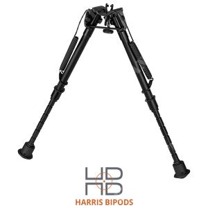 HARRIS FIXED BASE BIPOD 23 TO 33cm WITH GRADUATED LEGS (HRR-1A2-LM)