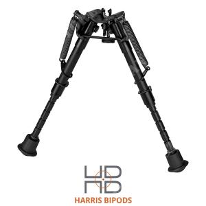 BIPOD FIXED BASE 15 TO 23cm WITH GRADUATED LEGS HARRIS (HRR-1A2-BRM)