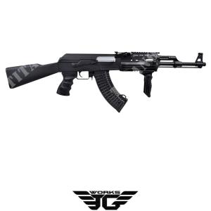 ELECTRIC RIFLE AK-47 TACTICAL FULL METAL BLACK (0512M)