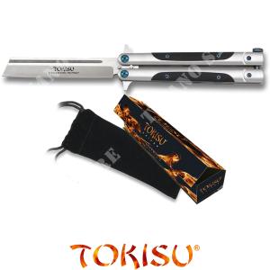 BALISONG KNIFE G10Cm10 HANDLE TANTO TOKISU BLADE (TKS-02174)