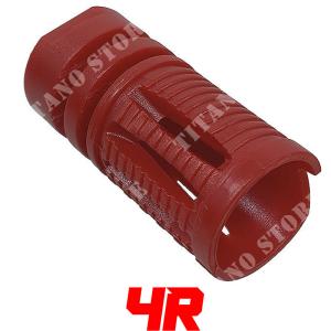 RED FLASH HIDER 14MM - POLYMER 4R (MP118)