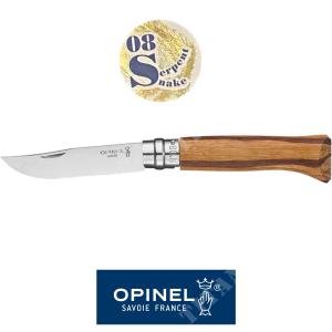 KNIFE N.08 BOIS SERPENT SNAKE OPINEL (OPN-002502)