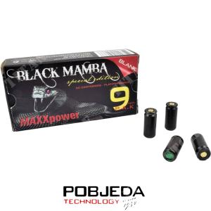 CARTOUCHES A BLANC 9mm BLACK MAMBA x FRONT FIRING POBJEDA (PG-B173)