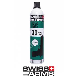 GAS GREEN 130 PSI SILICONE 600ml. SWISS ARMS (603512)