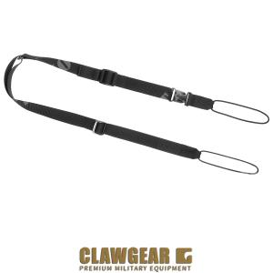 BLACK 2 POINT RIFLE SLING CLAWGEAR PARACORD HOOKS (CLW-23057)
