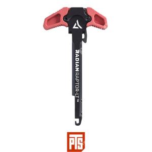 LEVIER D&#39;ARMEMENT AEG RAPTOR ROUGE PTS (PTS-RD014490343)