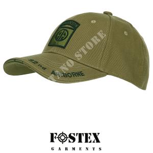 FOSTEX 82nd AIRBORNE GREEN BASEBALL CAP (215120-OD)