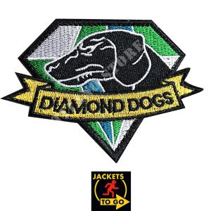 PATCH DIAMOND DOGS GREEN TESSUTO 3D JACKETS T.G. (JTG.EP.030)