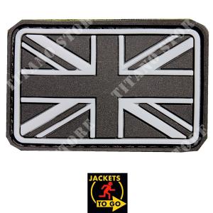 PVC PATCH FLAG GREAT BRITAIN BK/GREY SMALL JACKETS TG (JTG.GBF.SW)