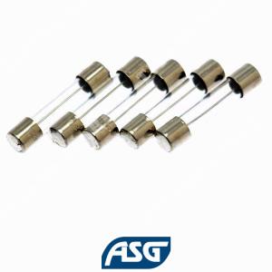 SET OF 5 FUSES 25A ASG (16176)